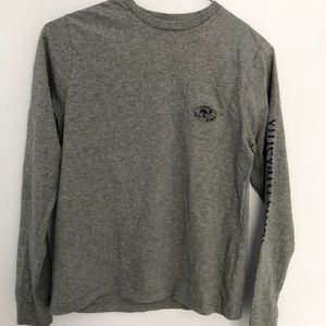 Vineyard Vines Boys XL (18) Gray Long Sleeve Shirt